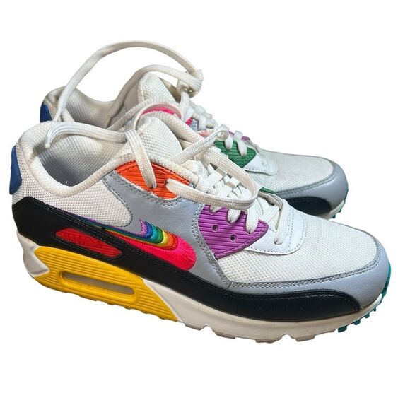 Nike Air Max 90 Be True
 White, Multi Color, Black, Wolf Gray - Picture 2 of 9